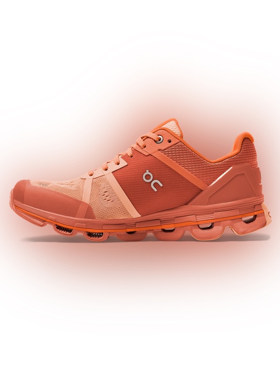 On Running Shoes - On Cloud Women’s Cloudace Running Shoes Blush/Orange sport marathon support run